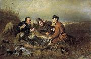 The Hunters at Rest Vasily Perov